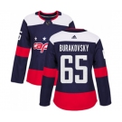 Women Adidas Washington Capitals #65 Andre Burakovsky Authentic Navy Blue 2018 Stadium Series NHL Jersey