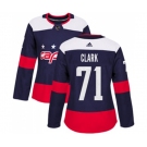 Women Adidas Washington Capitals #71 Kody Clark Authentic Navy Blue 2018 Stadium Series NHL Jersey