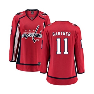 Women Washington Capitals #11 Mike Gartner Fanatics Branded Red Home Breakaway NHL Jersey