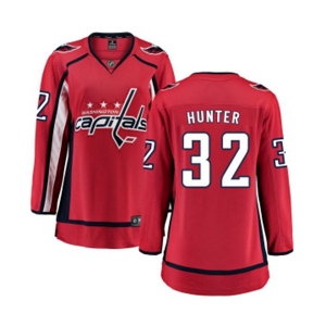 Women Washington Capitals #32 Dale Hunter Fanatics Branded Red Home Breakaway NHL Jersey