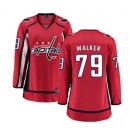 Women Washington Capitals #79 Nathan Walker Fanatics Branded Red Home Breakaway NHL Jersey