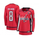 Women Washington Capitals #8 Alex Ovechkin Fanatics Branded Red Home Breakaway NHL Jersey