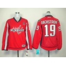 women nhl jerseys washington capitals #19 backstrom red(A)