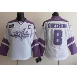 women nhl jerseys washington capitals #8 alex ovechkin white