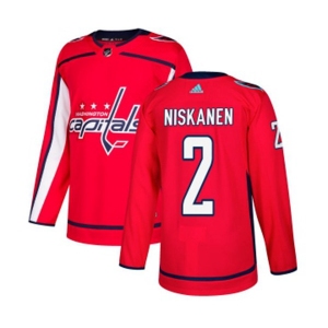 Youth Adidas Washington Capitals #2 Matt Niskanen Premier Red Home NHL Jersey