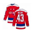 Youth Adidas Washington Capitals #43 Tom Wilson Authentic Red Alternate NHL Jersey