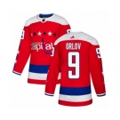 Youth Adidas Washington Capitals #9 Dmitry Orlov Authentic Red Alternate NHL Jersey
