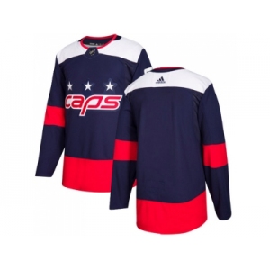 Youth Adidas Washington Capitals Blank Navy Authentic 2018 Stadium Series Stitched NHL Jersey