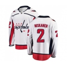 Youth Washington Capitals #2 Matt Niskanen Fanatics Branded White Away Breakaway NHL Jersey