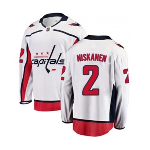 Youth Washington Capitals #2 Matt Niskanen Fanatics Branded White Away Breakaway NHL Jersey