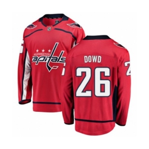 Youth Washington Capitals #26 Nic Dowd Fanatics Branded Red Home Breakaway NHL Jersey