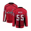 Youth Washington Capitals #55 Aaron Ness Fanatics Branded Red Home Breakaway NHL Jersey