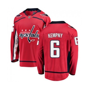 Youth Washington Capitals #6 Michal Kempny Fanatics Branded Red Home Breakaway NHL Jersey