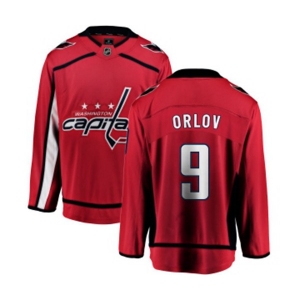 Youth Washington Capitals #9 Dmitry Orlov Fanatics Branded Red Home Breakaway NHL Jersey