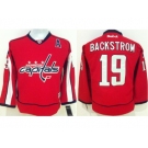 youth nhl jerseys washington capitals #19 nicklas backstrom stitched red