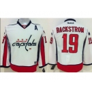 youth nhl jerseys washington capitals #19 nicklas backstrom stitched white