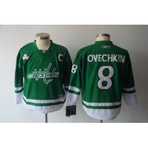 youth nhl jerseys washington capitals #8 ovechkin green(2011 new)