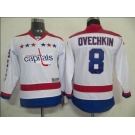 youth nhl washington capitals #8 alex ovechkin white[winter classic]