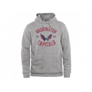 Washington Capitals Ash Heritage Pullover Hoodie