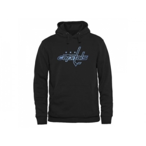 Washington Capitals Black Rinkside Pond Hockey Pullover Hoodie