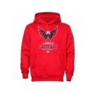 Washington Capitals Majestic Red Critical Victory VIII Fleece Hoodie