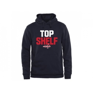 Washington Capitals Navy Top Shelf Pullover Hoodie