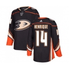 Anaheim Ducks #14 Adam Henrique Authentic Black Home Hockey Jersey