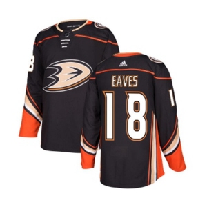 Anaheim Ducks #18 Patrick Eaves Authentic Black Home Hockey Jersey