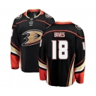 Anaheim Ducks #18 Patrick Eaves Fanatics Branded Black Home Breakaway Hockey Jersey