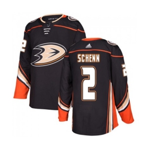 Anaheim Ducks #2 Luke Schenn Authentic Black Home Hockey Jersey