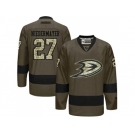 Anaheim Ducks #27 Niedermayer Green Salute to Service Stitched NHL Jersey