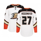 Anaheim Ducks #27 Scott Niedermayer Authentic White Away Hockey Jersey