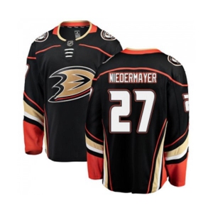 Anaheim Ducks #27 Scott Niedermayer Fanatics Branded Black Home Breakaway Hockey Jersey