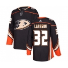 Anaheim Ducks #32 Jacob Larsson Authentic Black Home Hockey Jersey