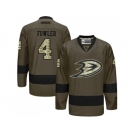 Anaheim Ducks #4 Cam Fowler Green Salute to Service Stitched NHL Jersey