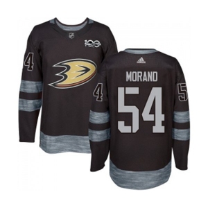 Anaheim Ducks #54 Antoine Morand Authentic Black 1917-2017 100th Anniversary Hockey Jersey