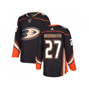Men Adidas Anaheim Ducks #27 Scott Niedermayer Black Home Authentic Stitched NHL Jersey