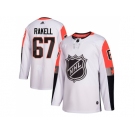Men Adidas Anaheim Ducks #67 Rickard Rakell White 2018 All-Star Pacific Division Authentic Stitched NHL Jersey