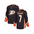 Men Adidas Anaheim Ducks #7 Andrew Cogliano Black Home Authentic Stitched NHL Jersey