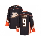 Men Adidas Anaheim Ducks #9 Paul Kariya Black Home Authentic Stitched NHL Jersey