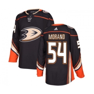 Men's Adidas Anaheim Ducks #54 Antoine Morand Premier Black Home NHL Jersey