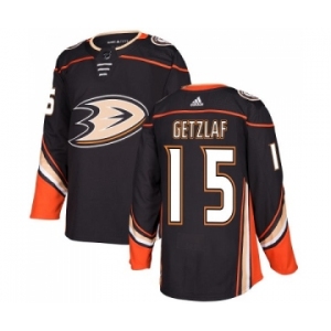 Men's Anaheim Ducks #15 Ryan Getzlaf Black Home Authentic Stitched NHL Jersey