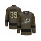 Men's Reebok Anaheim Ducks #39 Mason Raymond Authentic Green Salute to Service NHL Jersey