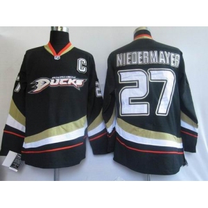 nhl anaheim ducks #27 niedermayer black