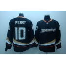 nhl anaheim ducks#10 perry black