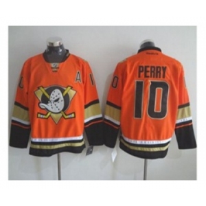 nhl jerseys anaheim ducks #10 perry orange[m&n][patch A]