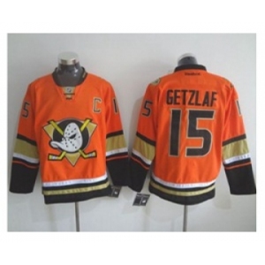nhl jerseys anaheim ducks #15 getzlaf orange[m&n][patch C]