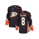 Youth Adidas Anaheim Ducks #8 Teemu Selanne Black Home Authentic Stitched NHL Jersey
