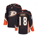 Youth Anaheim Ducks #18 Patrick Eaves Authentic Black Home Hockey Jersey