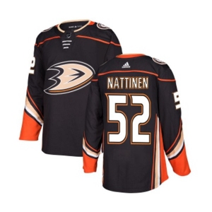 Youth Anaheim Ducks #52 Julius Nattinen Authentic Black Home Hockey Jersey